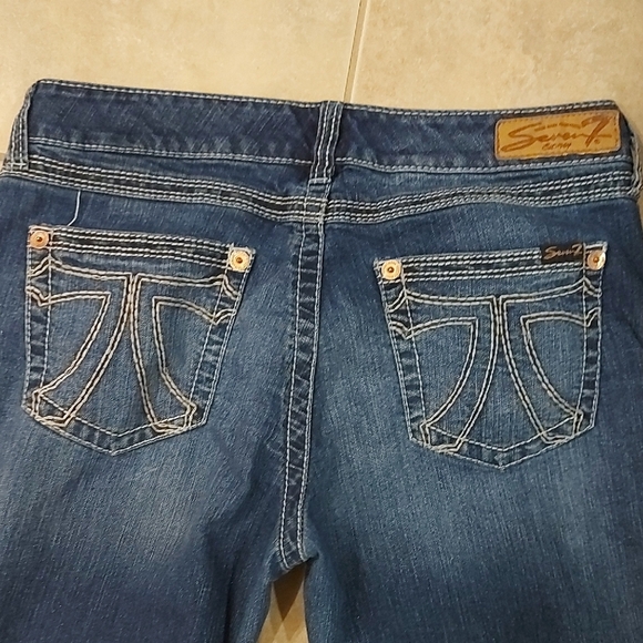 Seven7 Indigo Ankle Jeans - Picture 6 of 8